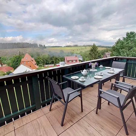 Landhausferienwohnungen Am Brockenblick Lägenhet Sorge