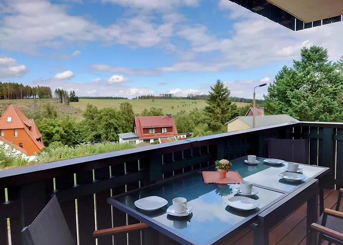 Landhausferienwohnungen Am Brockenblick Lägenhet Sorge